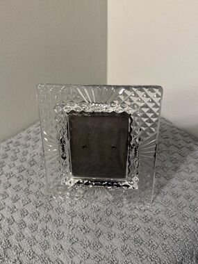 Crystal-Style Clear Glass Picture Frame - Unbranded